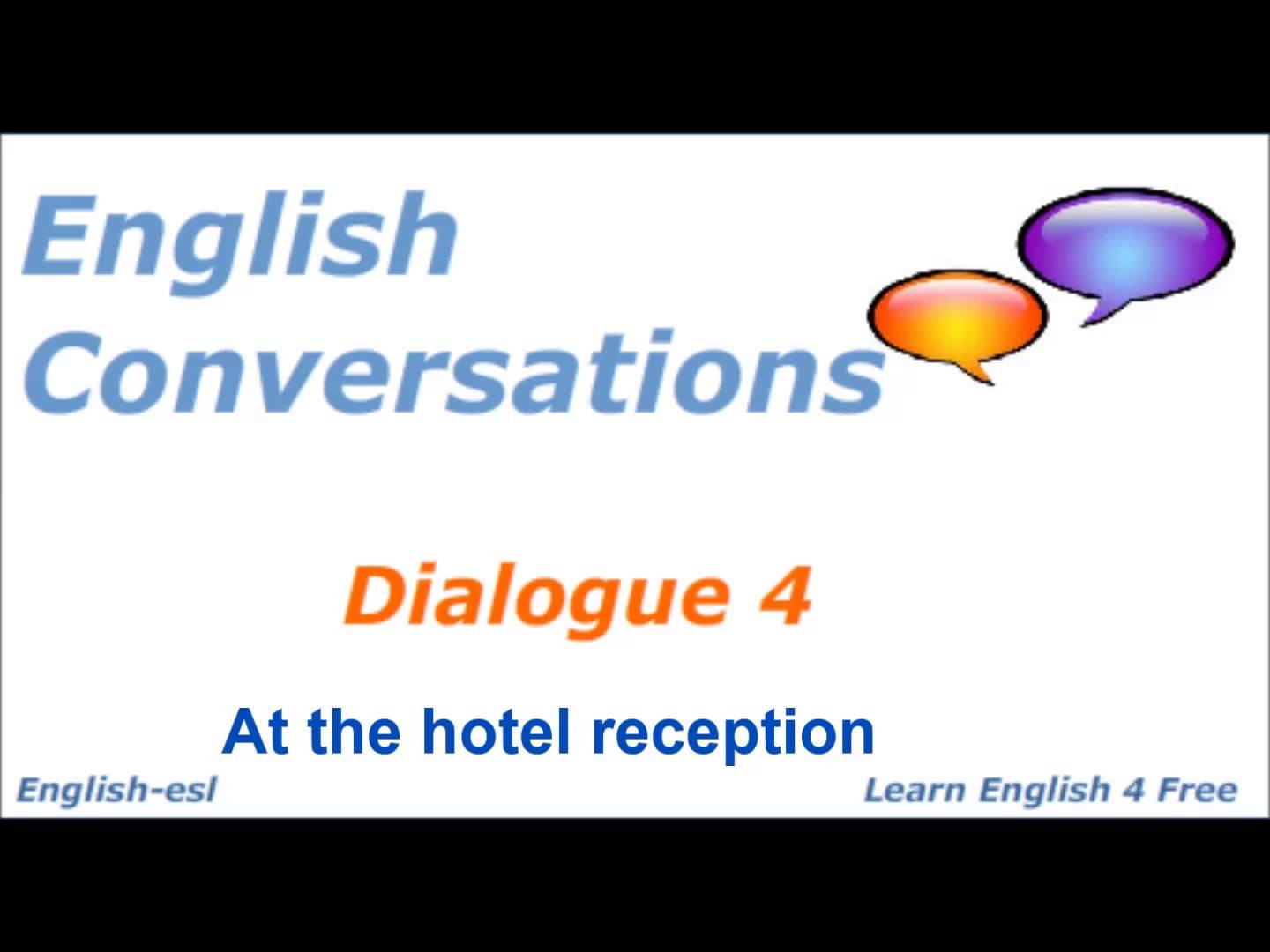 Listen to three dialogues. English conversation dialogues.