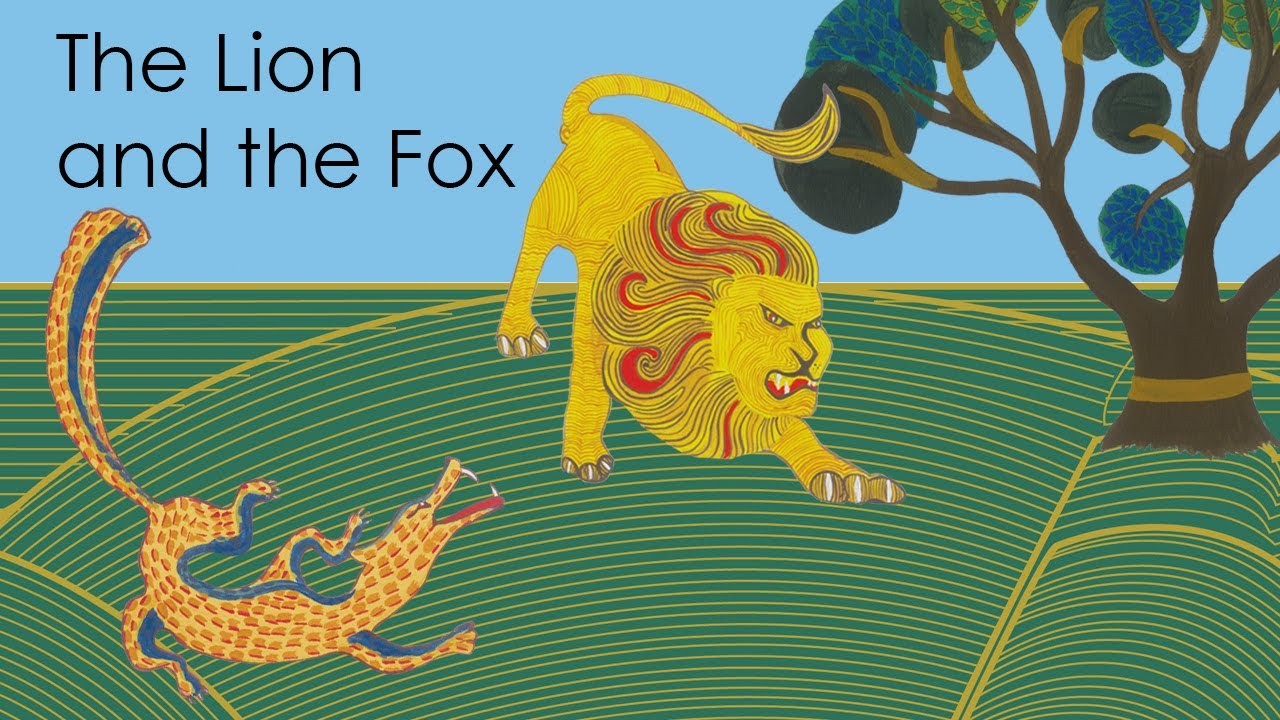 English stories with subtitles. Lion and Fox. Lion English. Английский язык 4 класс Androcles and the Lion.