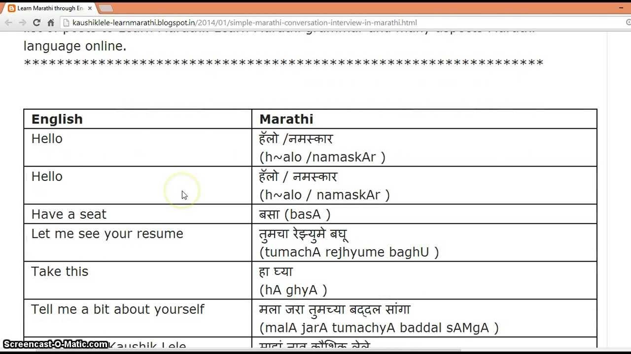 essay on conversation in marathi