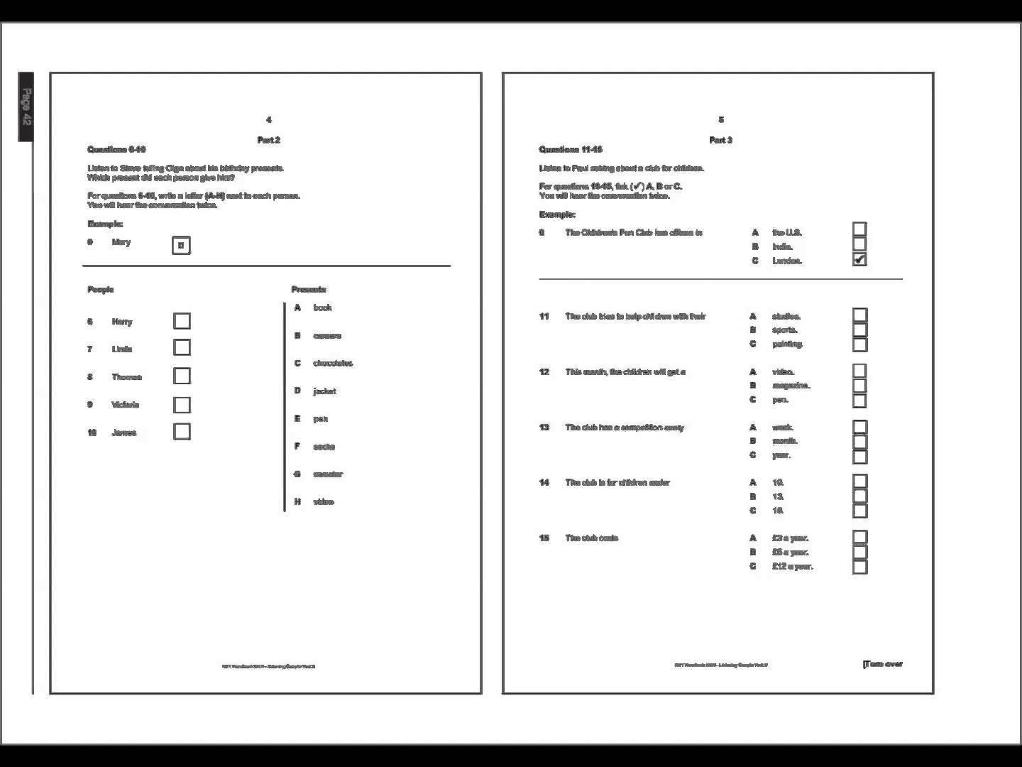 Ket listening. Cambridge ket Listening Sample Test. Ket Sample papers. Образец заполнения на экзамен ket. Ket 1 Listening Tests.